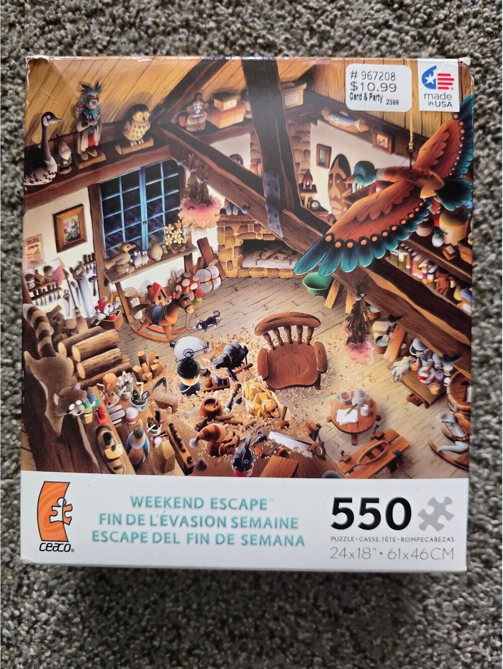 Ceaco Weekend Escape 550-Piece Jigsaw Puzzle